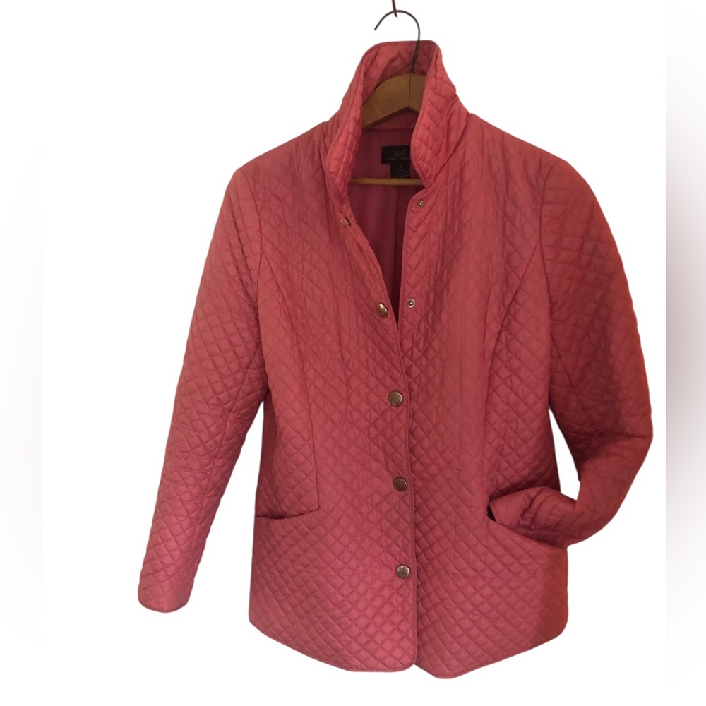 346 Brooks Brothers Quilted Pink Women's Jacket